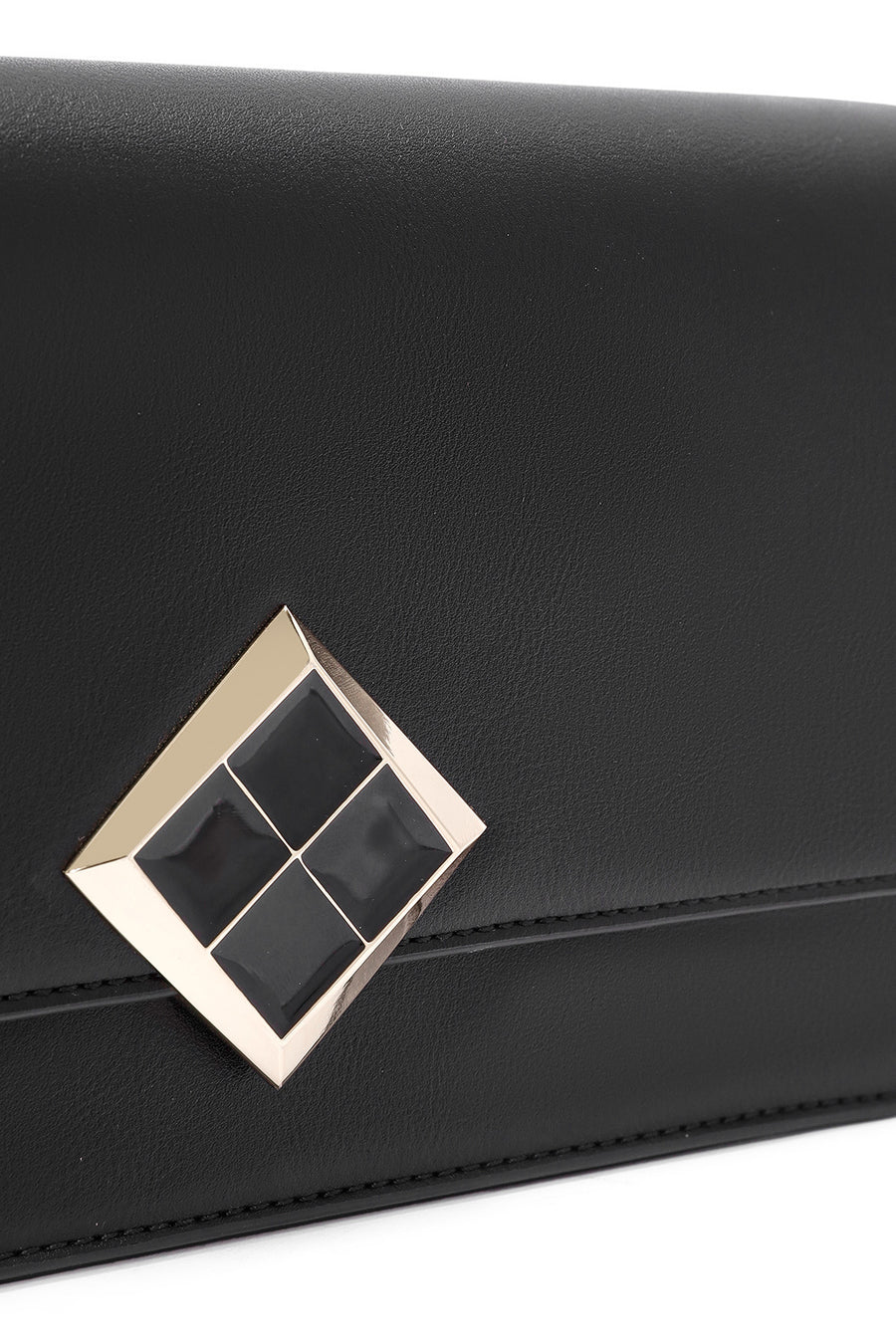 Women's Black Long Strap Shoulder Bag
