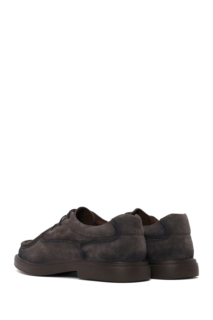 Male Anthracite Lace-up Suede Casual Shoes