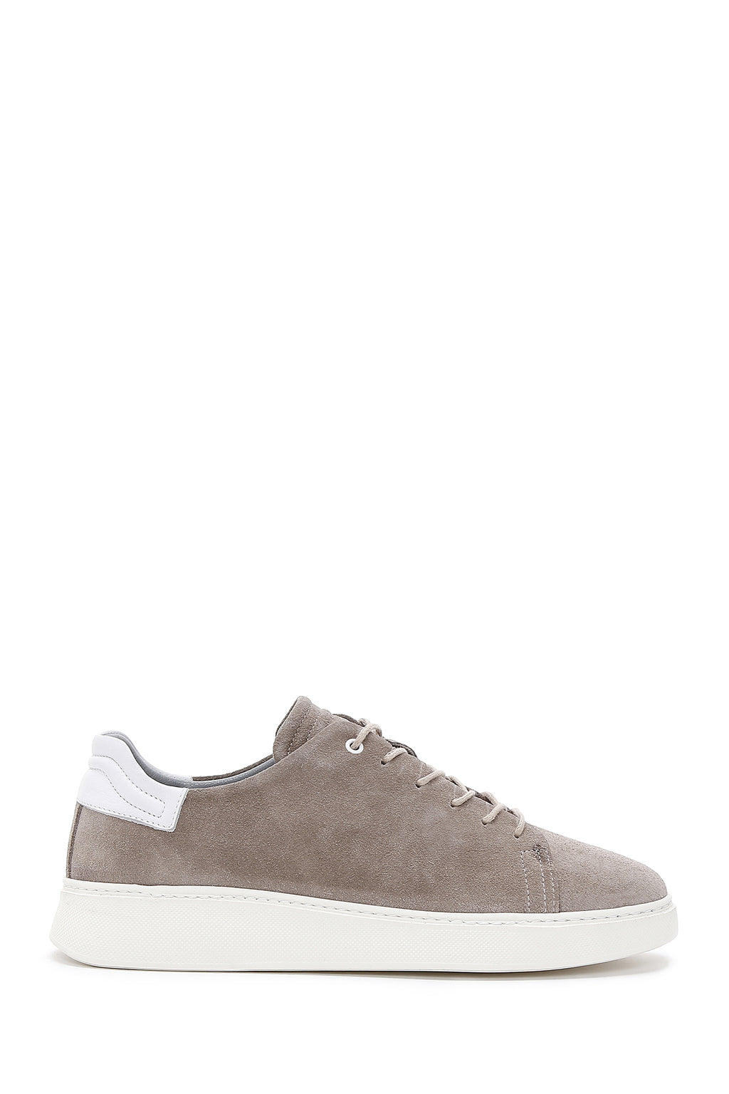 Erkek Bej Süet Deri Sneaker