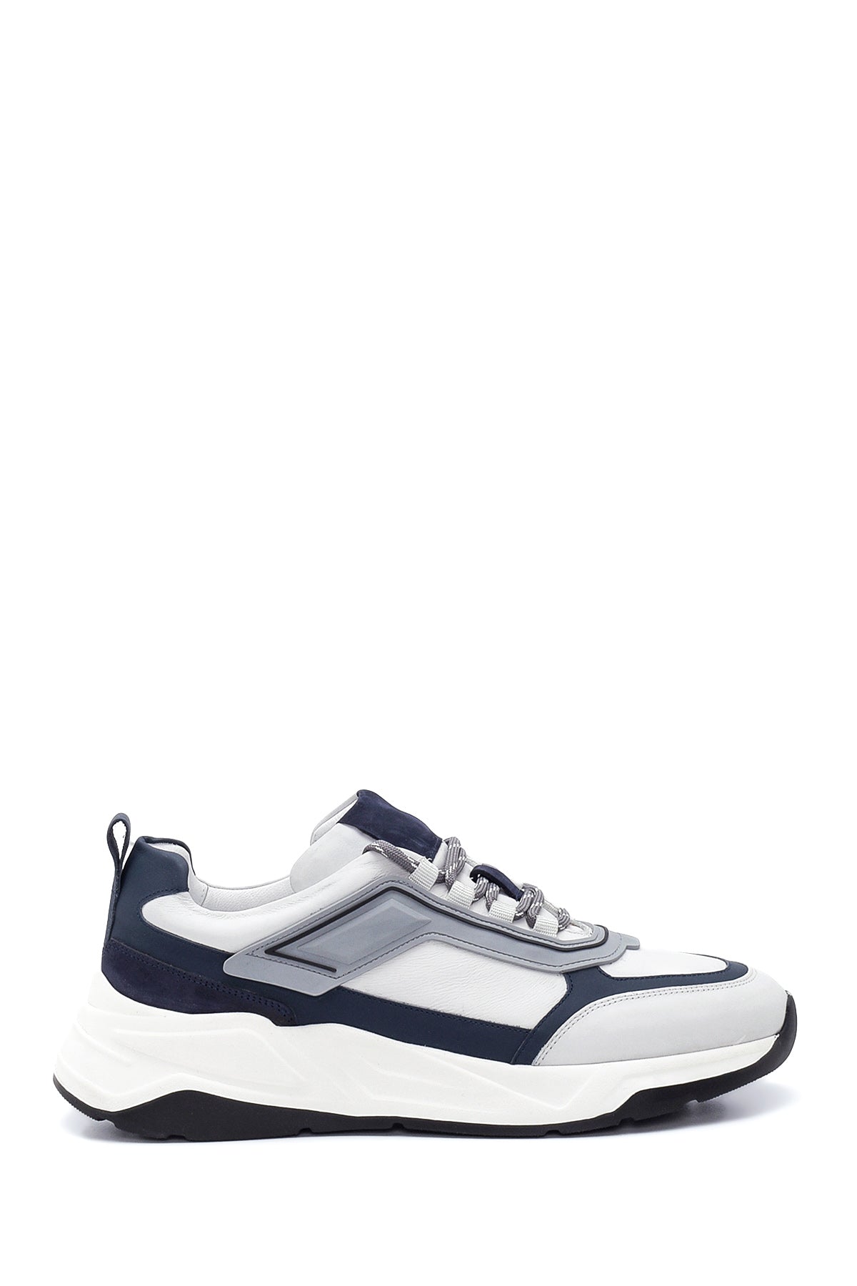 Erkek Deri Şerit Detaylı Sneaker 22SFD617118 | Derimod