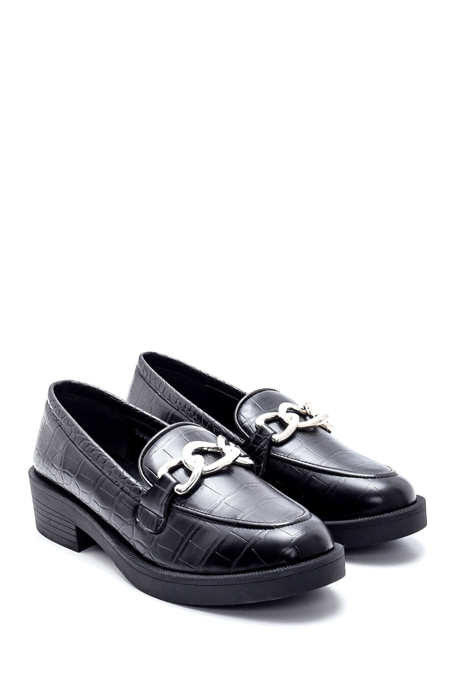 Women's Crocodile Patterned Loafer