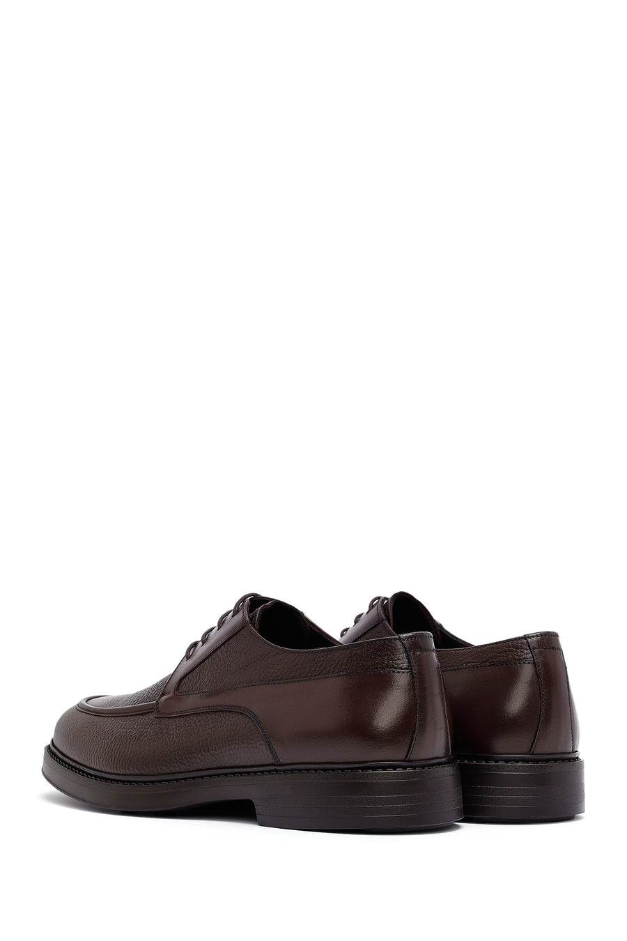 Men's Brown Lace Up Leather Casual Shoes