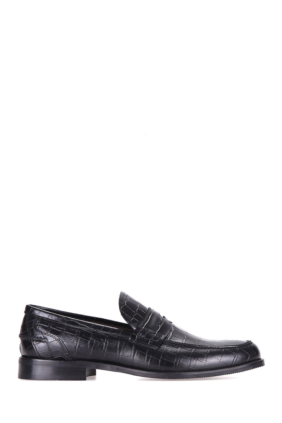 Classic Men's Shoes with Crocodile Pattern 18WFD3105E3 | Derimod
