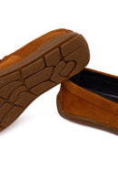 Erkek Taba Süet Deri Casual Loafer | Derimod