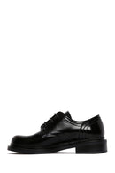 Women's Black Patent Leather Oxford Shoes | Derimod