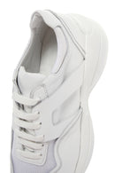 Women's White Leather Sneaker | Derimod