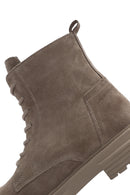 Men's Beige Leather Boots | Derimod