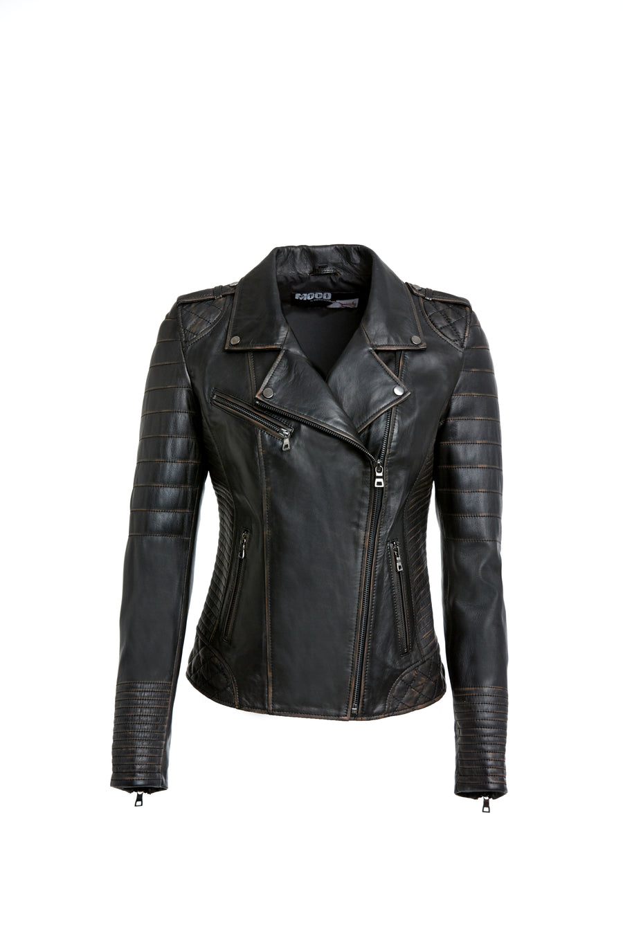 Carmina - X Women's Leather Jacket 19WGM5271VD | Derimod