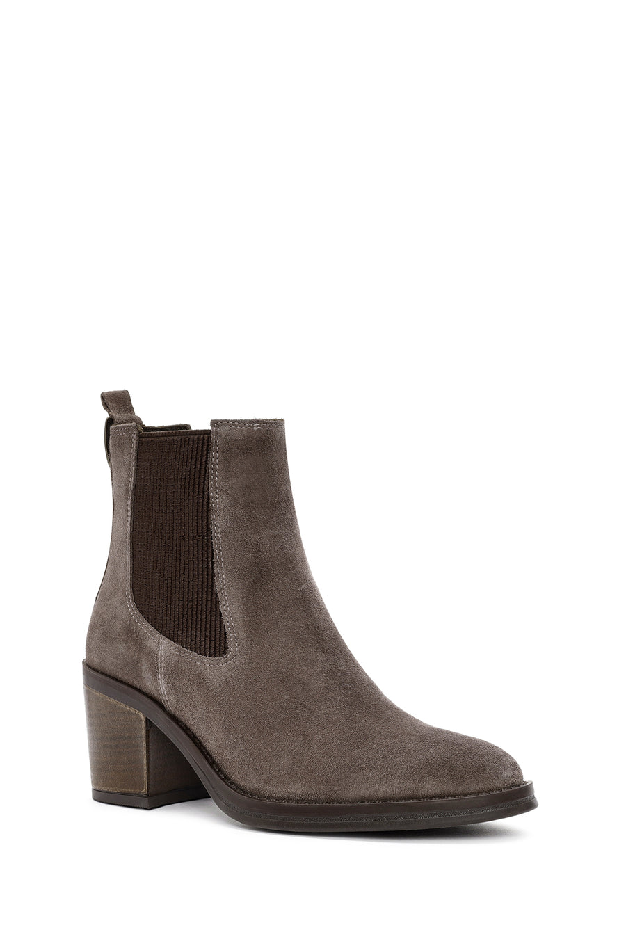 Woman Mink Heeled Suede Cowboy Boots
