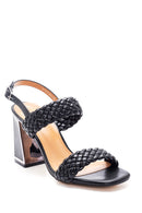 Women's Black Thick Heeled Sandals | Derimod