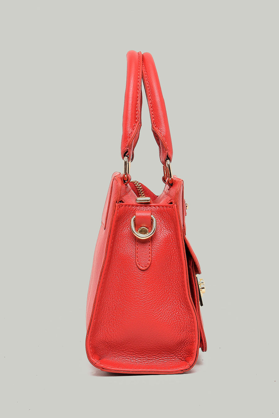 Red Women's Leather Handbag