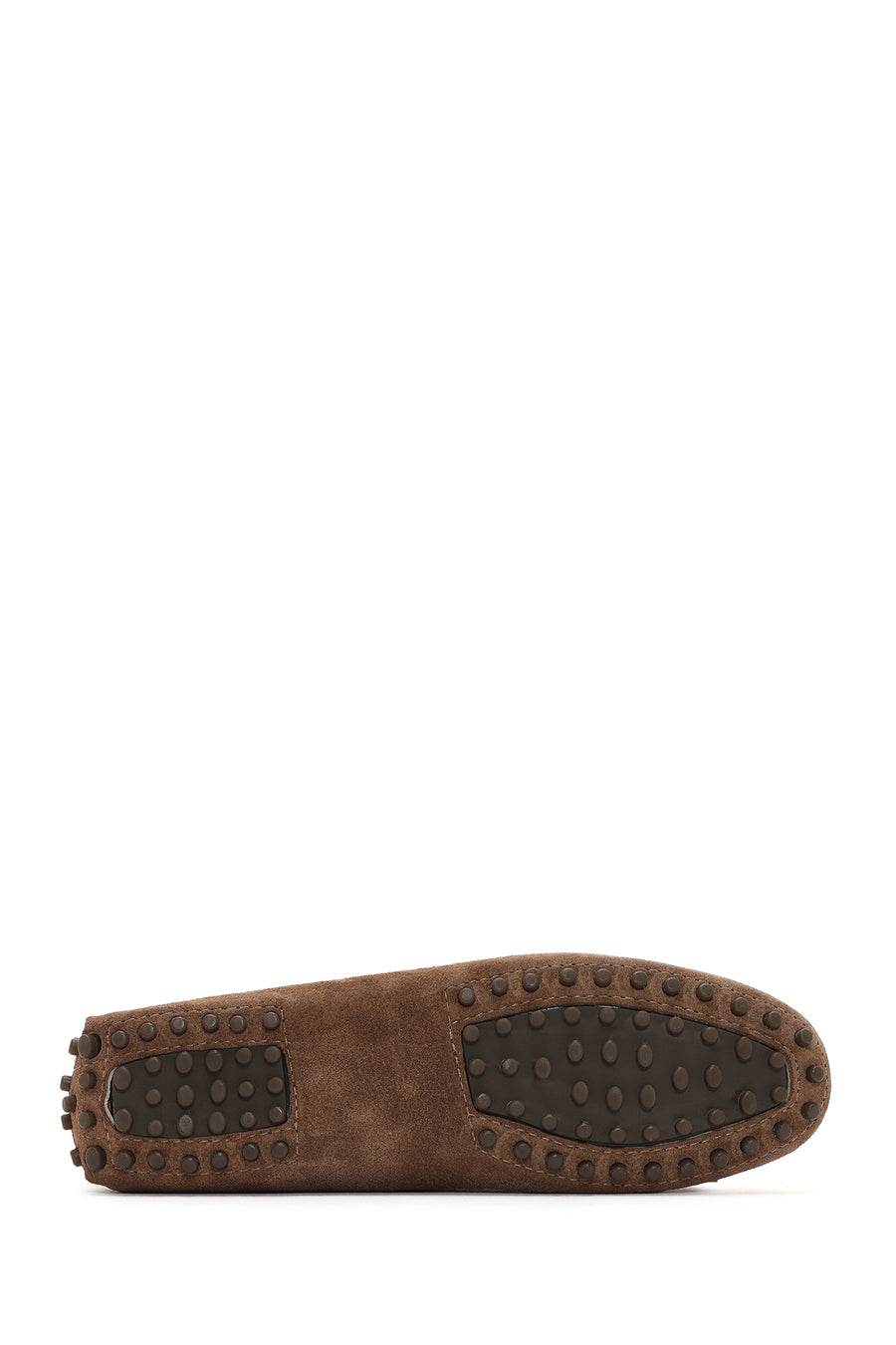 Women's Tan Tassel Suede Leather Loafer