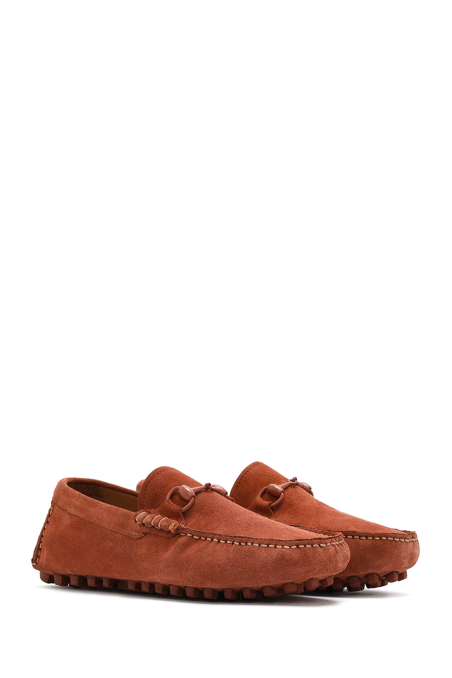 Men's Brown Suede Leather Loafer