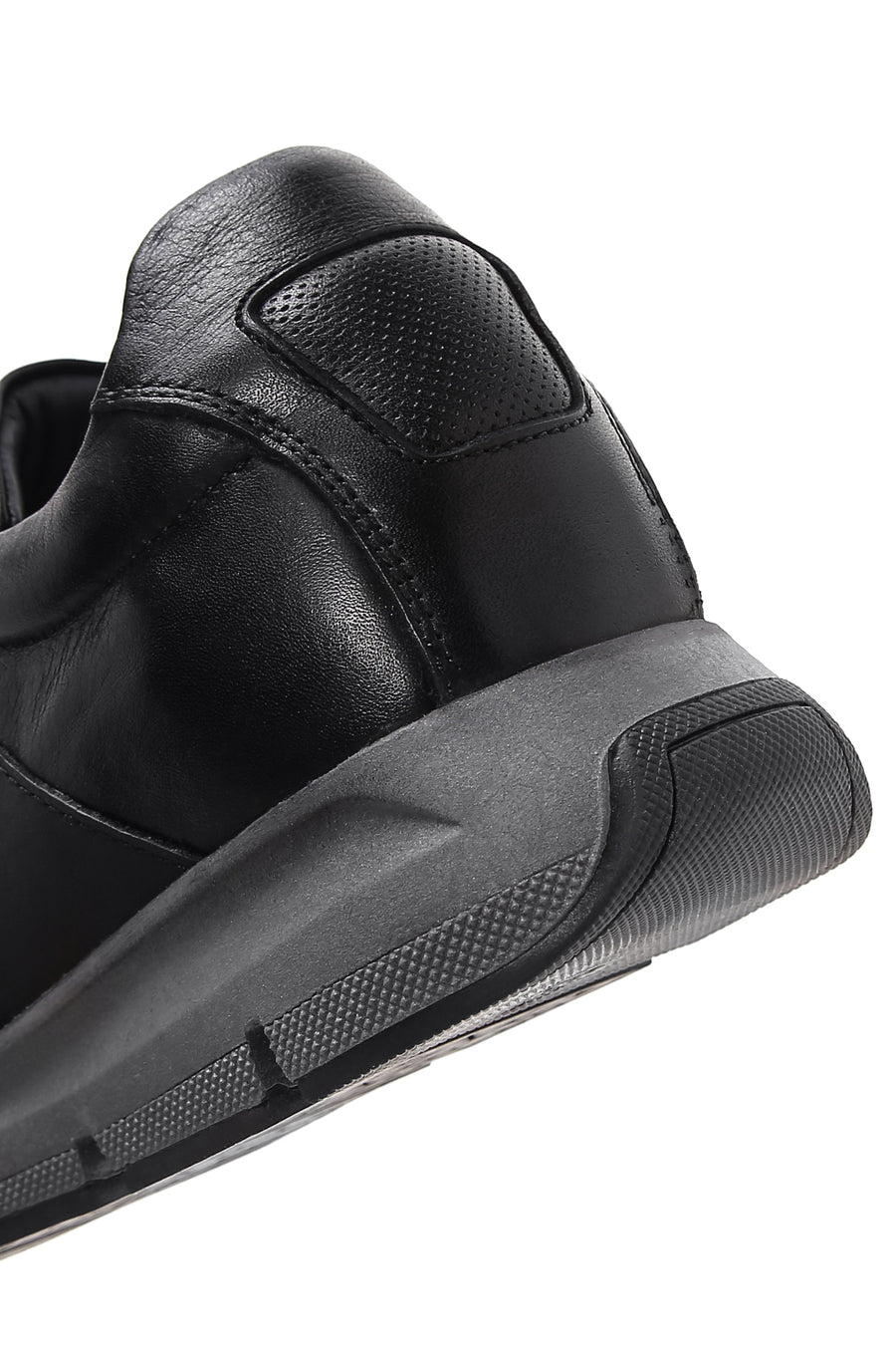 Erkek Siyah Deri Casual Casual Sneaker