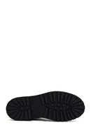 Men's Black Zippered Leather Casual Boots | Derimod