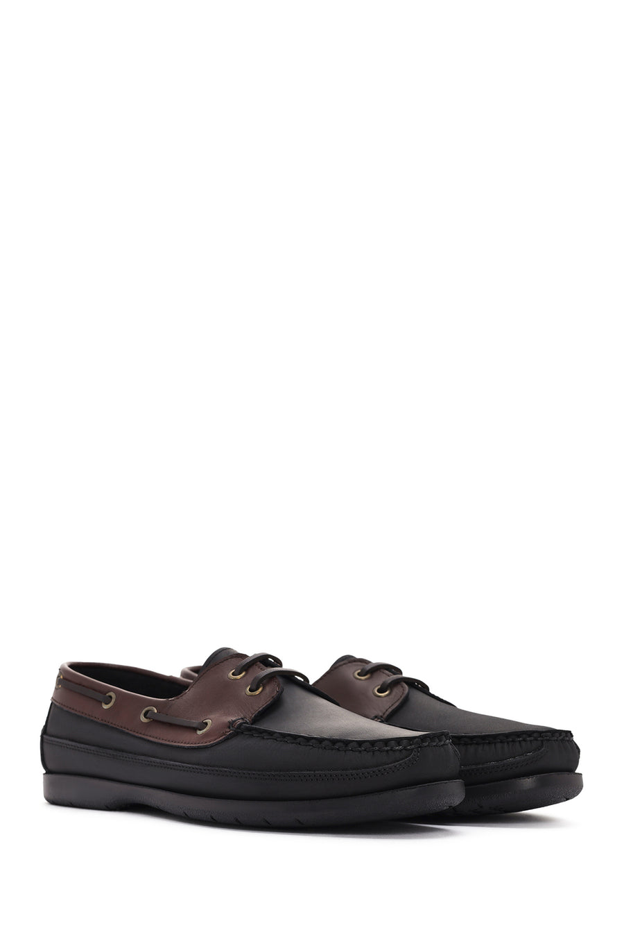 Men's Black Leather Comfort Loafer