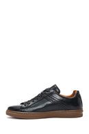 Men's Green Leather Sneaker | Derimod