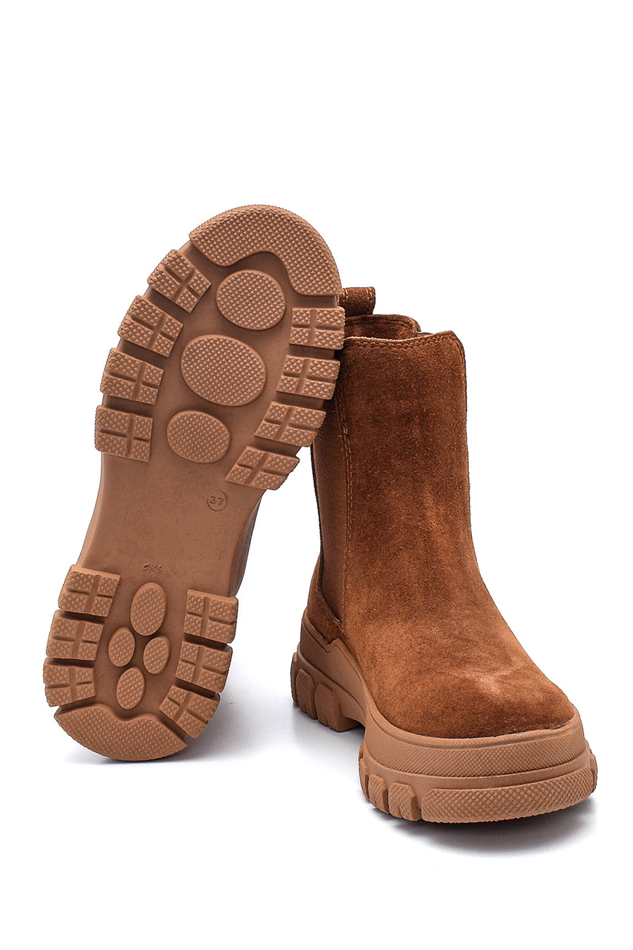 Kadın Deri Süet Chelsea Bot