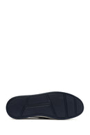 Erkek Lacivert Deri Loafer | Derimod
