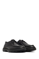 Male Black Lace-up Leather Casual Shoes | Derimod