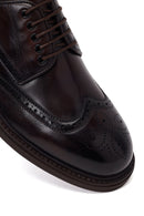 Male Brown Lace-up Leather Casual Shoes | Derimod