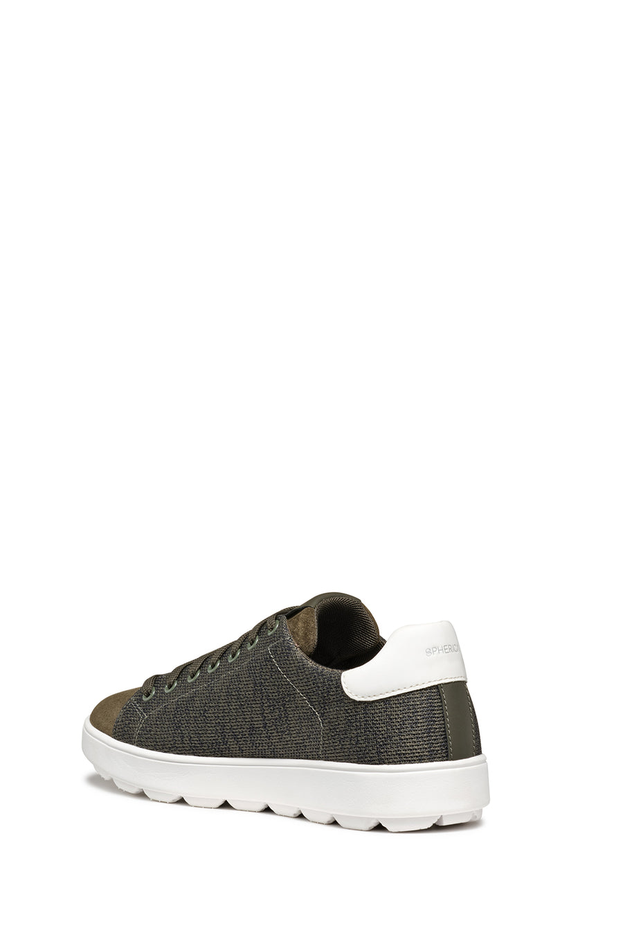 Geox Erkek Haki Spherica Ecub-1 Bağcıklı Sneaker