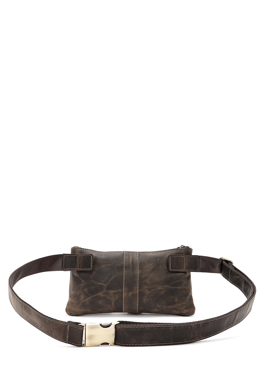 Men's Mink Leather Waist Bag