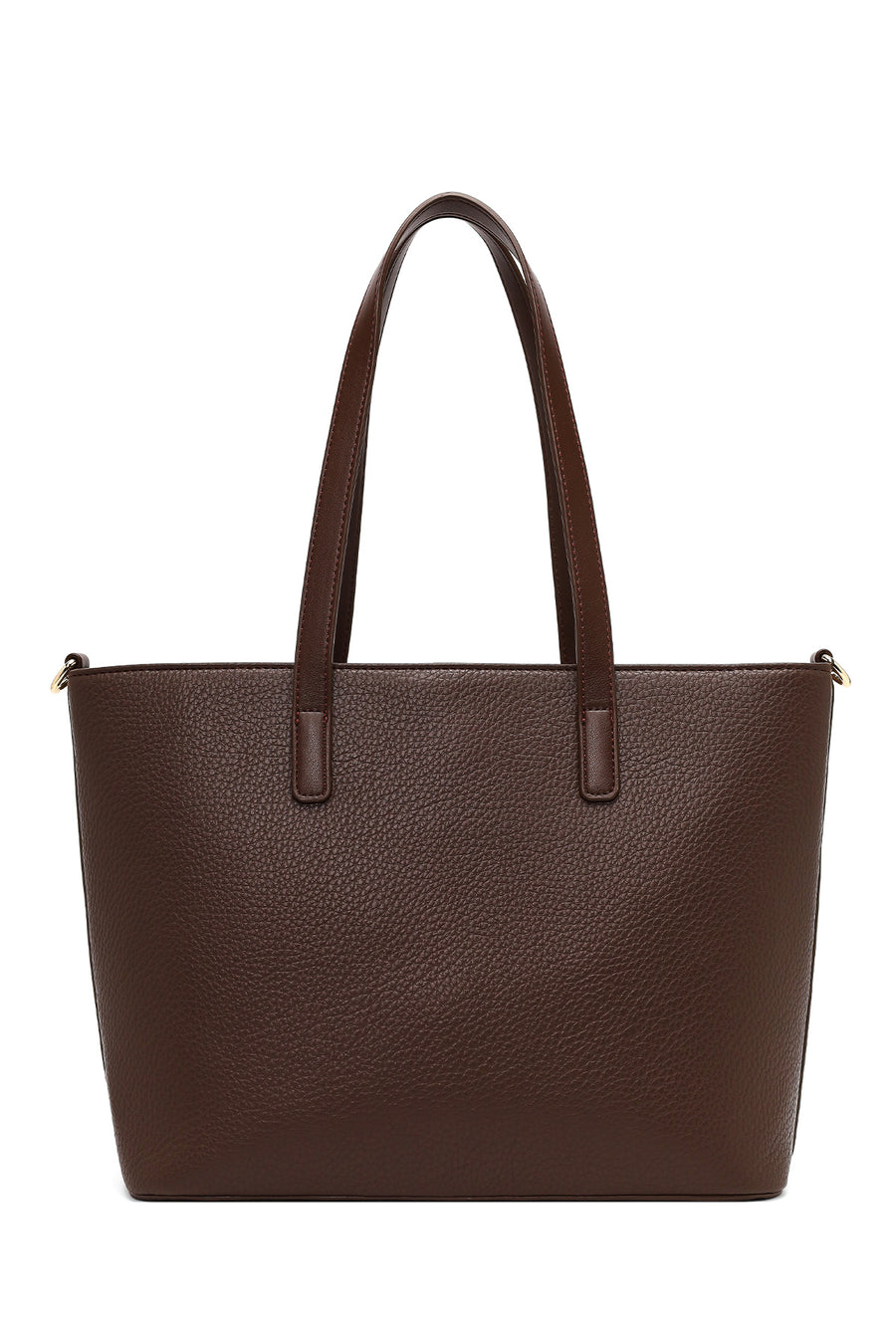 Woman Brown Long-Strap Shoulder Bag