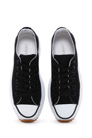 Women's Black Thick Soled Sneaker | Derimod