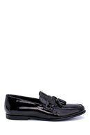 Men's Leather Patent Leather Classic Loafer | Derimod