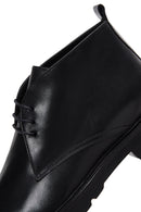 Men's Black Leather Casual Boots | Derimod