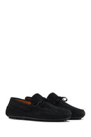 Men's Black Suede Leather Loafer | Derimod