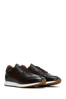 Men's Brown Leather Sneaker | Derimod