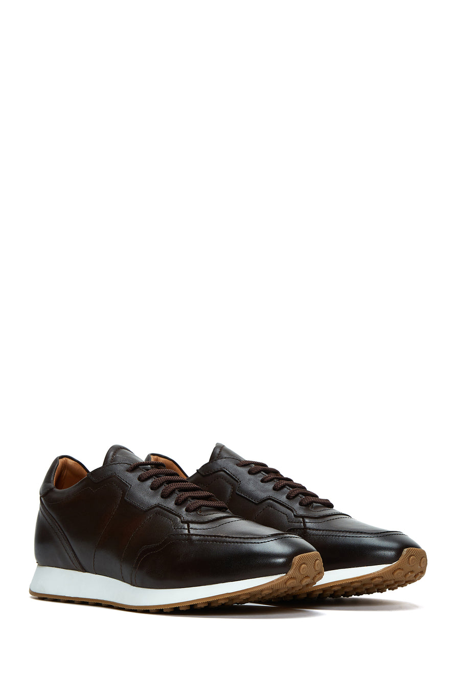 Men's Brown Leather Sneaker
