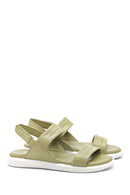 Women's Leather Comfort Sandals | Derimod
