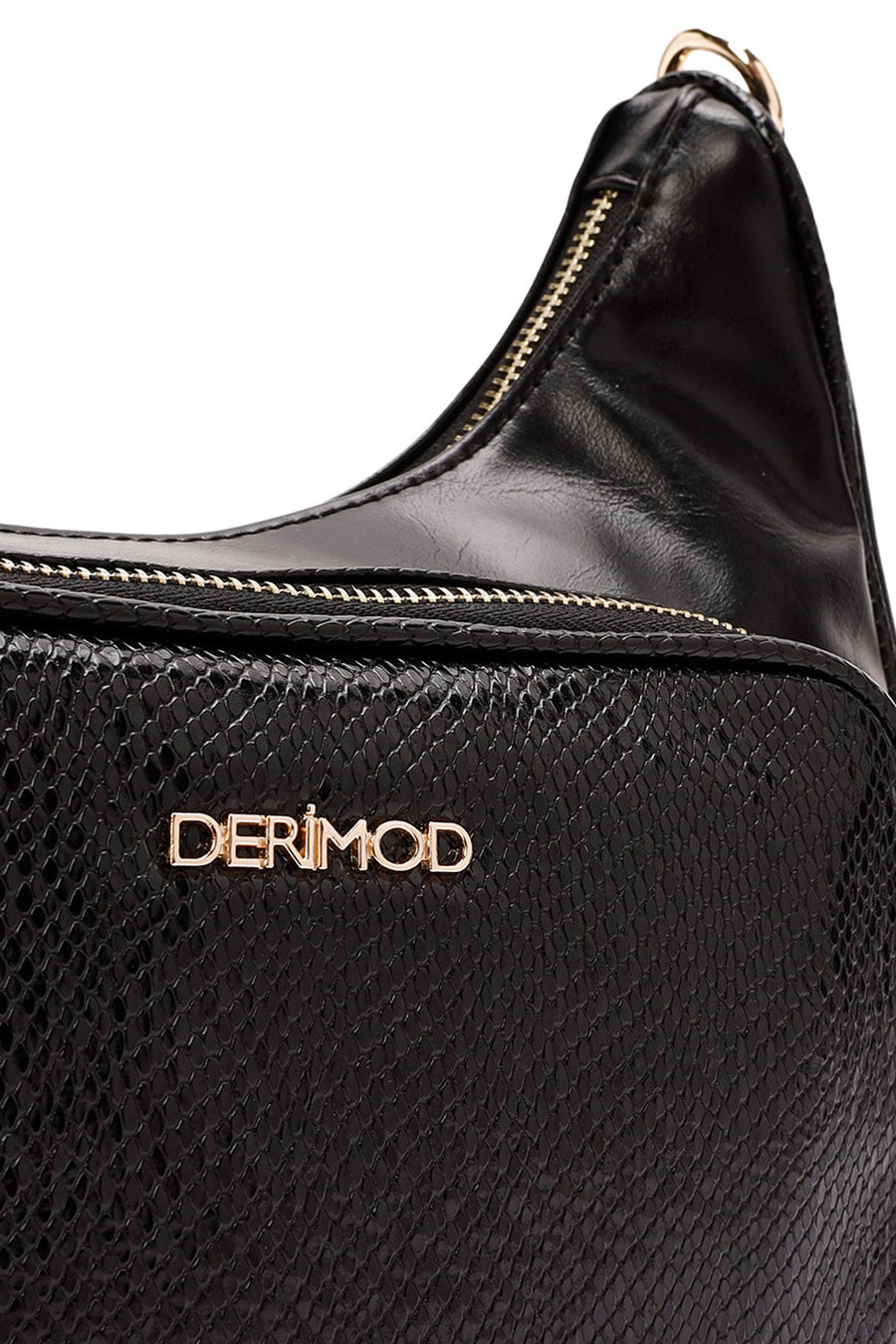 Women's Black Double Strap Shoulder Bag