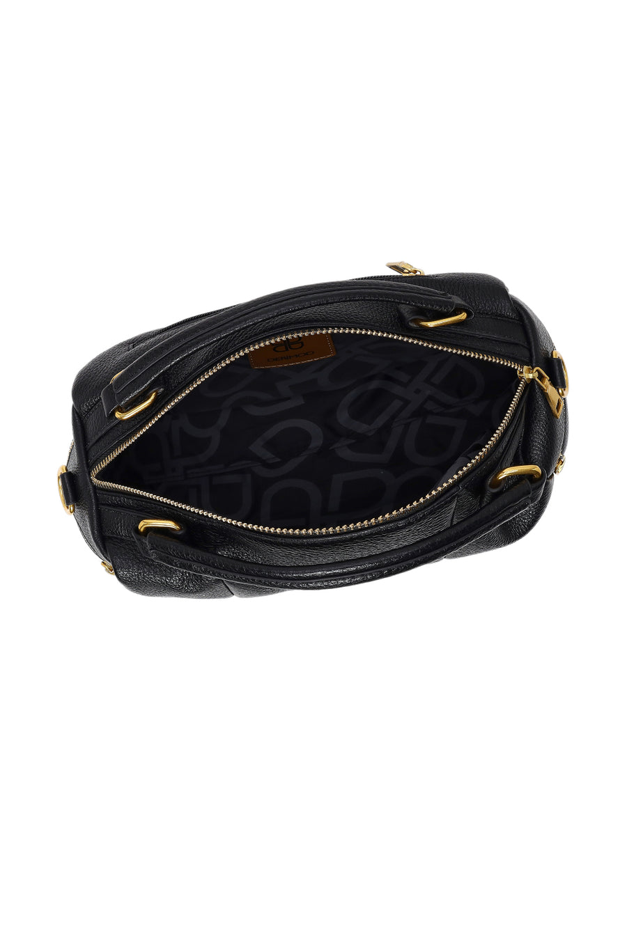 Woman Black Long-Strap Shoulder Bag