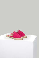 Pembe Kadın Espadril Terlik | Derimod