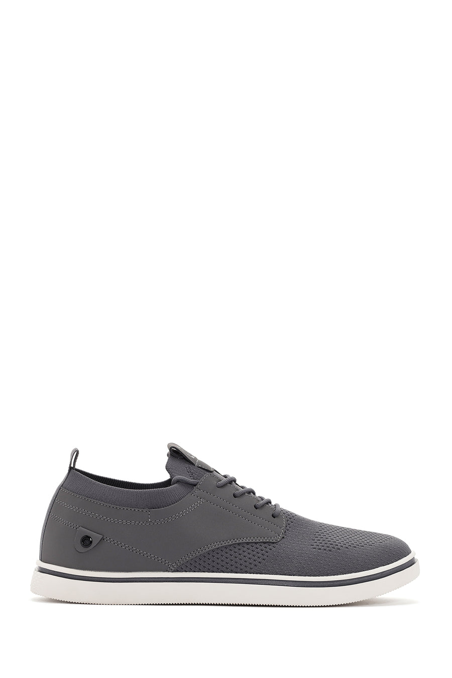 Erkek Gri Bağcıklı Kumaş Sneaker 24SFD60076F | Derimod