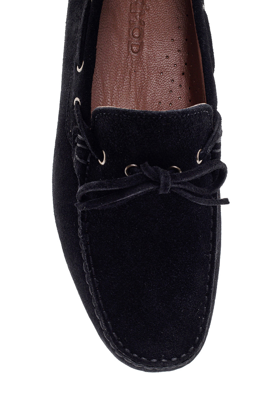 Erkek Siyah Süet Deri Casual Loafer