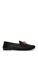 Women's Leather Chain Loafer | Derimod