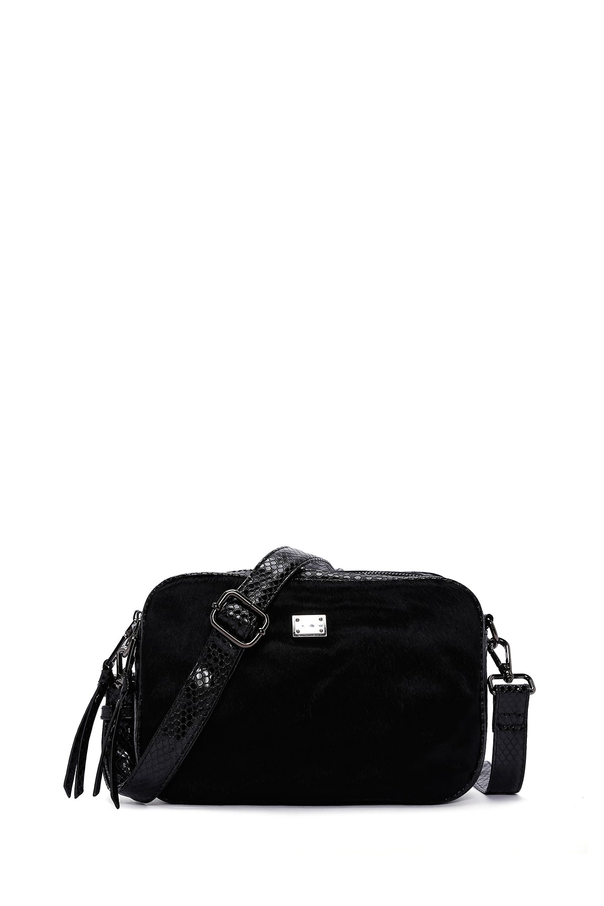 Women's Black Long Strap Crossbody Bag 23WBD246814 | Derimod