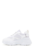 Women's White Thick Soled Sneaker | Derimod