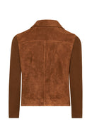 Marcus Men's Brown Suede Leather Jacket | Derimod