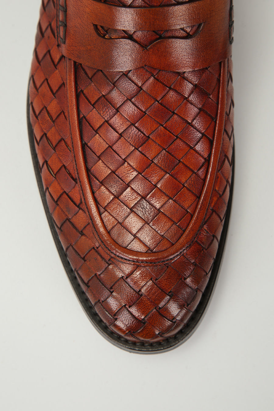 Braided Men's Leather Loafer