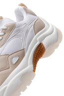 Women's Beige Thick Soled Sneaker | Derimod