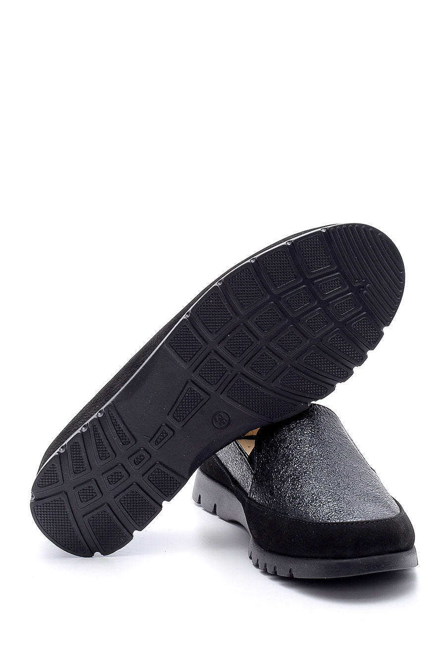 Women's Leather Glitter Loafer