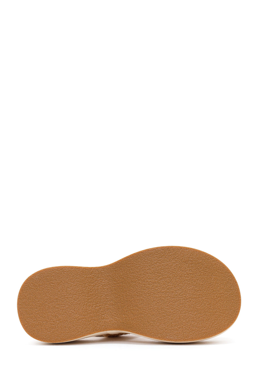 Women's Beige Double Buckle Thick-Soled Braided Sandals