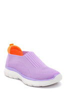 Kadın Mor Neon Detaylı Sneaker | Derimod