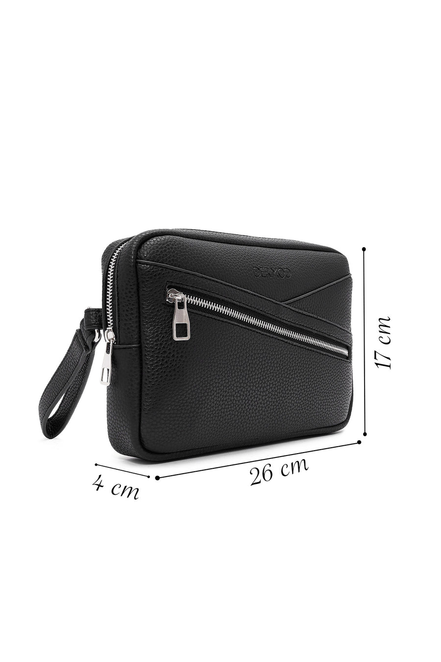 Men's Black Mini Handbag